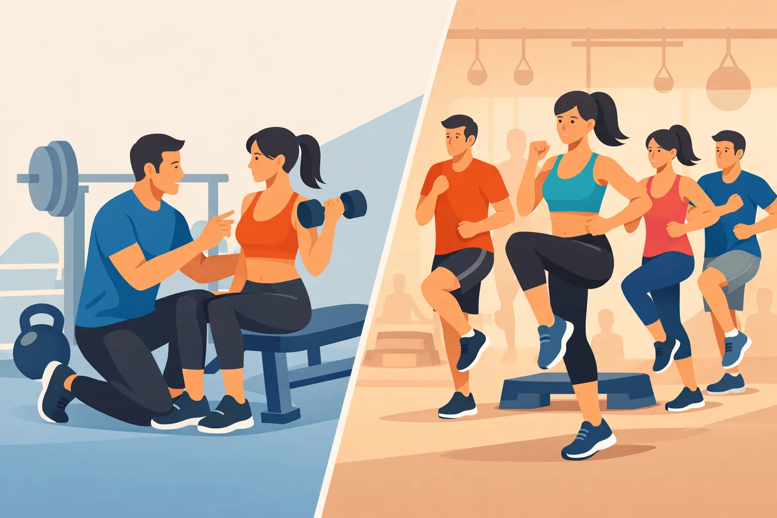 Personal Training Versus Group Classes Compared