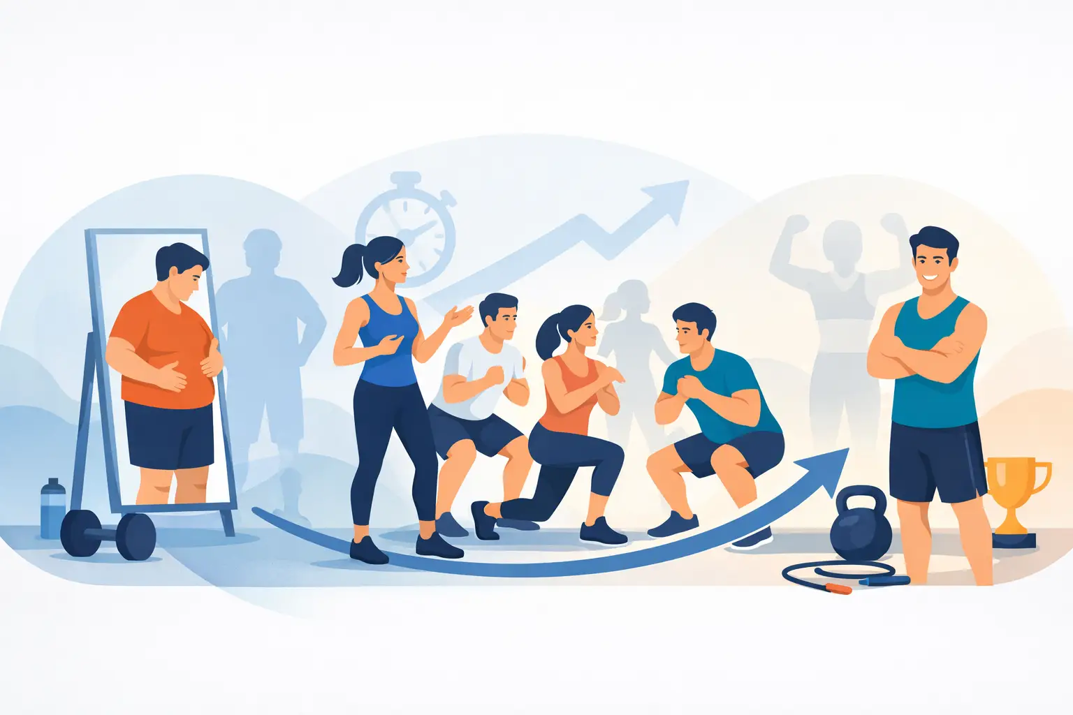 Beginner Transformation Through Group Training