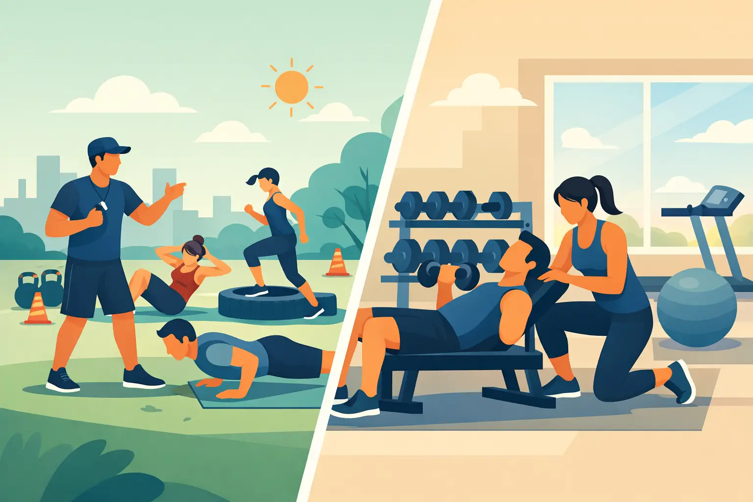Bootcamp vs Personal Training for Real Life